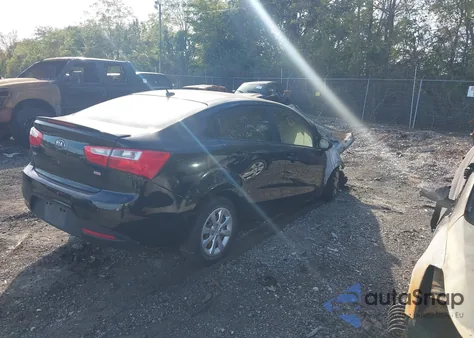 2013 Kia Rio Lx from USA, damaged, VIN KNADM4A34D6311274